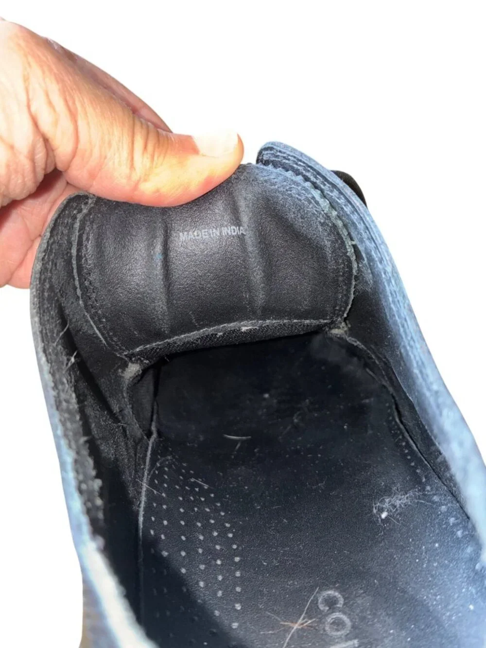 Cole Haan Men’s Black Leather Wingtip Oxford C13146‎ Lace-Up Dress Shoes 11 M
